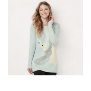 Lc Lauren Conrad Blue Polar Bear sweater